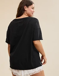 Aerie Oversized V-Neck Boyfriend T-Shirt