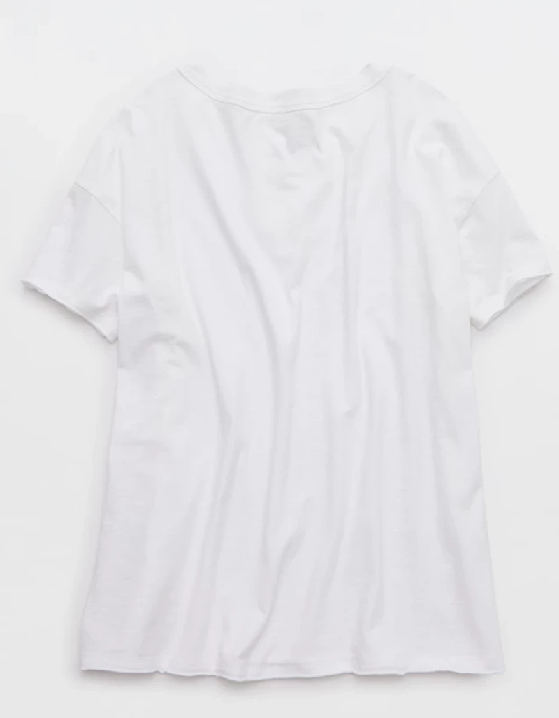 Aerie Oversized V-Neck Boyfriend T-Shirt