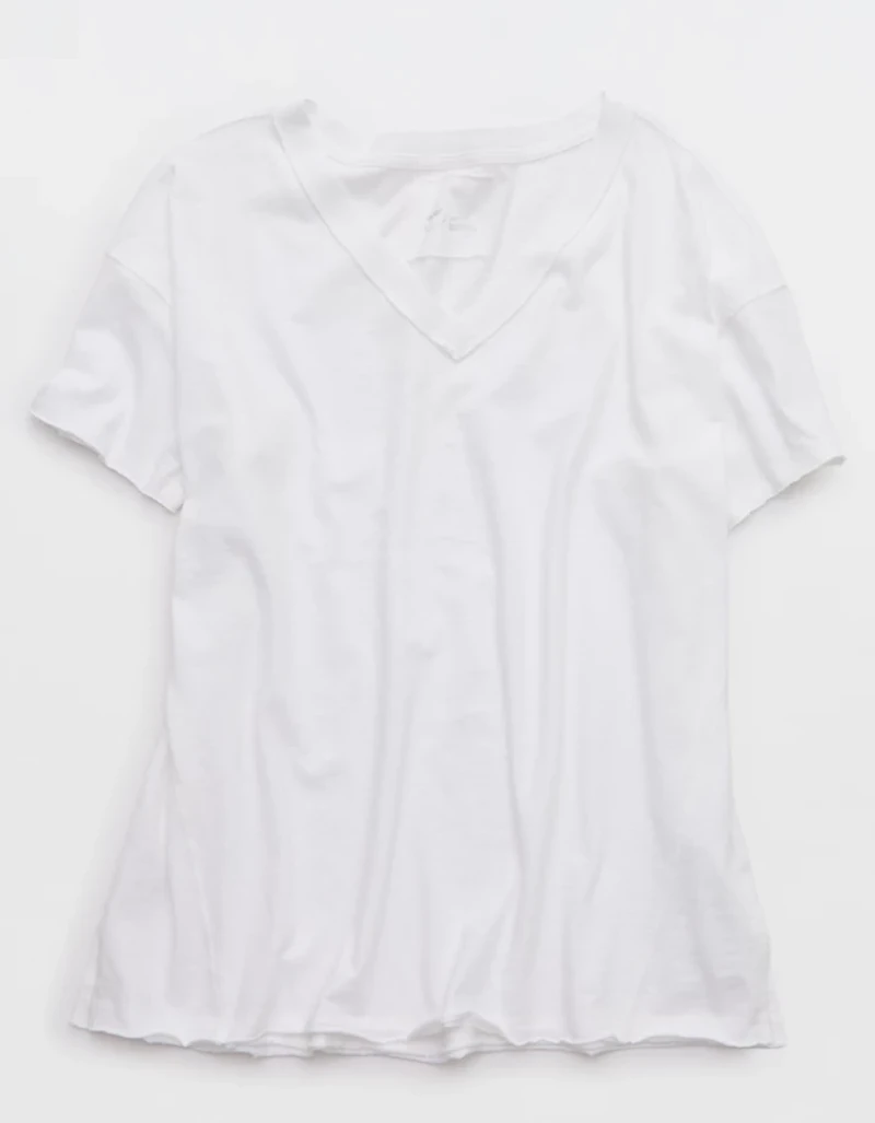 Aerie Oversized V-Neck Boyfriend T-Shirt