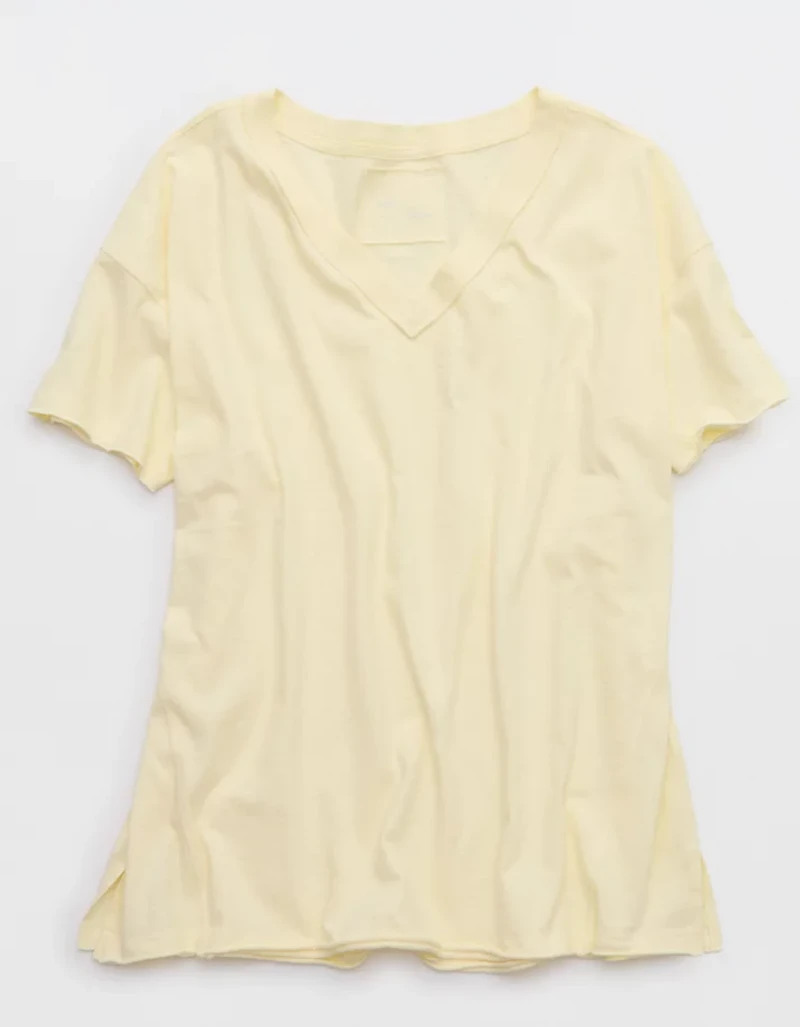 Aerie Oversized V-Neck Boyfriend T-Shirt