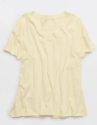Aerie Oversized V-Neck Boyfriend T-Shirt
