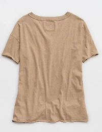 Aerie Oversized V-Neck Boyfriend T-Shirt