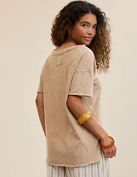 Aerie Oversized V-Neck Boyfriend T-Shirt