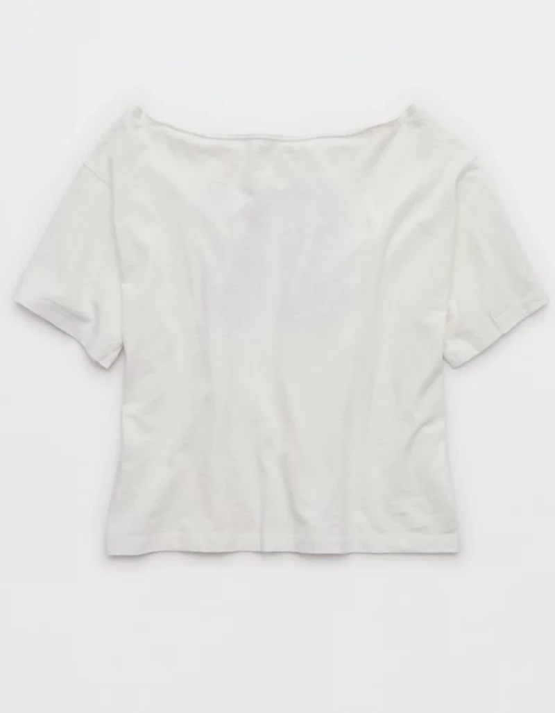 Aerie Off-The-Shoulder Relaxed Tee