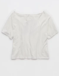 Aerie Off-The-Shoulder Relaxed Tee