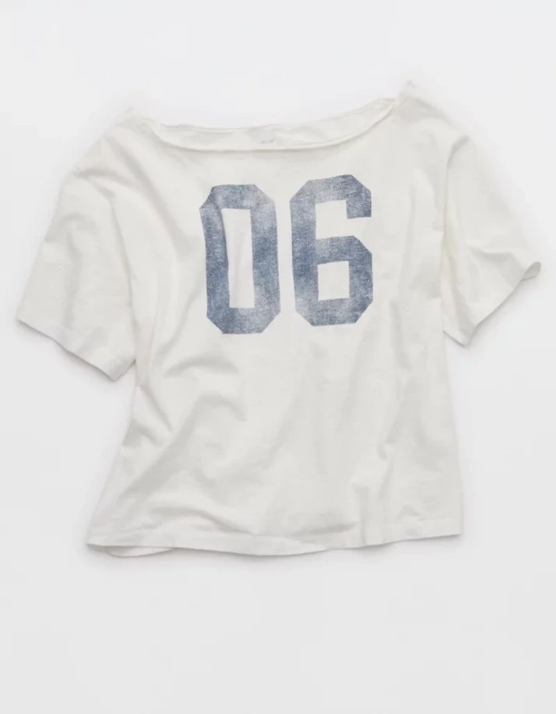 Aerie Off-The-Shoulder Relaxed Tee