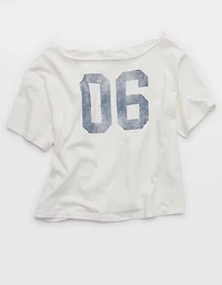 Aerie Off-The-Shoulder Relaxed Tee