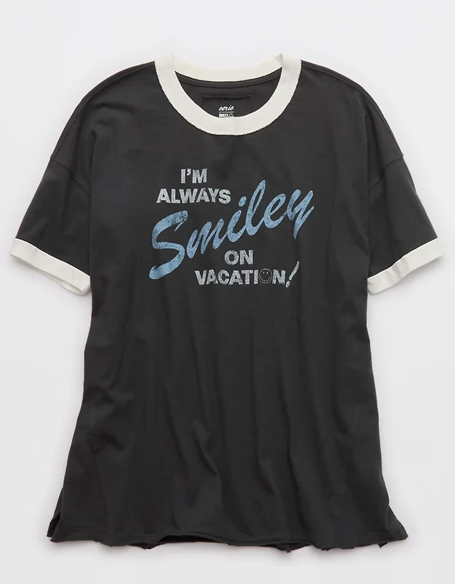 Aerie Oversized Crew Boyfriend T-Shirt