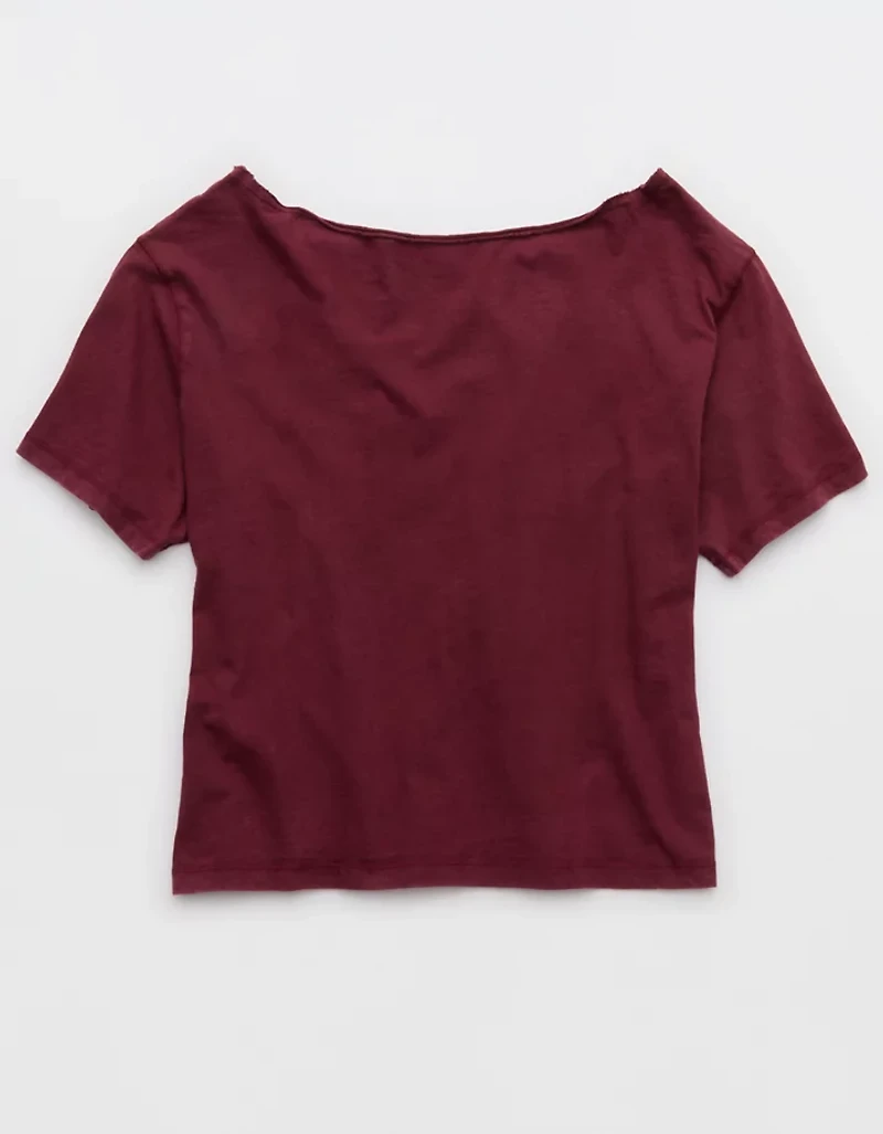 Aerie Off-The-Shoulder Relaxed T-Shirt