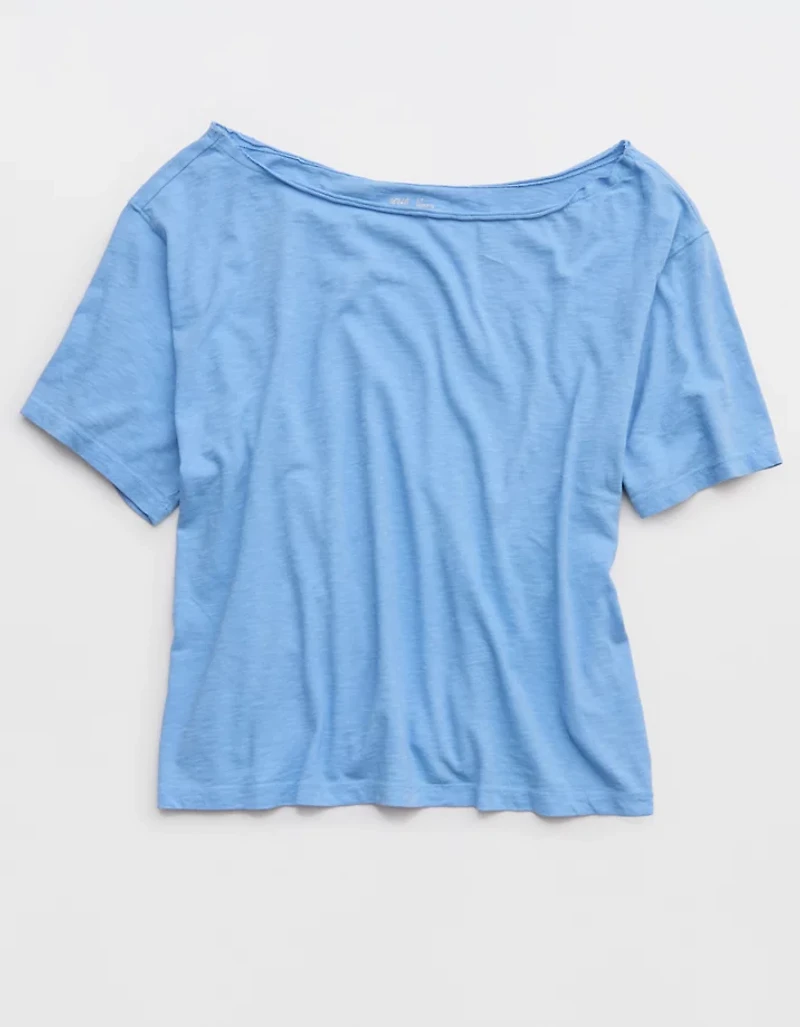 Aerie Off-The-Shoulder Relaxed T-Shirt
