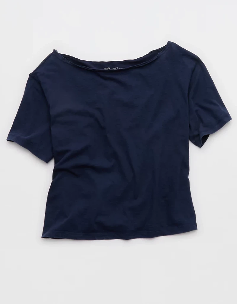 Aerie Off-The-Shoulder Relaxed Tee
