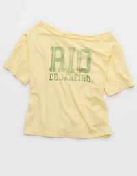 Aerie Off-The-Shoulder Relaxed Tee