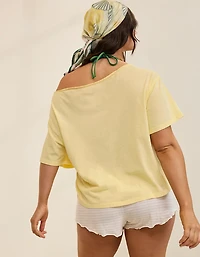 Aerie Off-The-Shoulder Relaxed Tee
