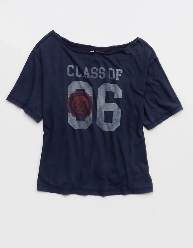Aerie Off-The-Shoulder Relaxed T-Shirt