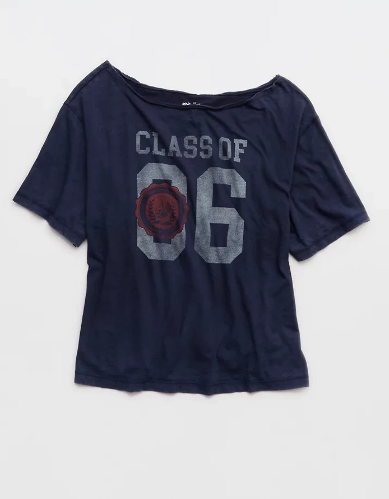 Aerie Off-The-Shoulder Relaxed T-Shirt