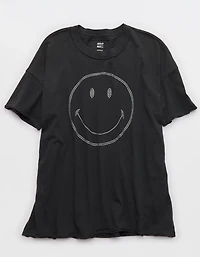 Aerie | Smiley® Oversized Crew Boyfriend T-Shirt