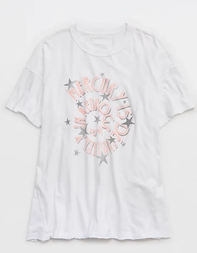 Aerie Oversized Crew Boyfriend T-Shirt