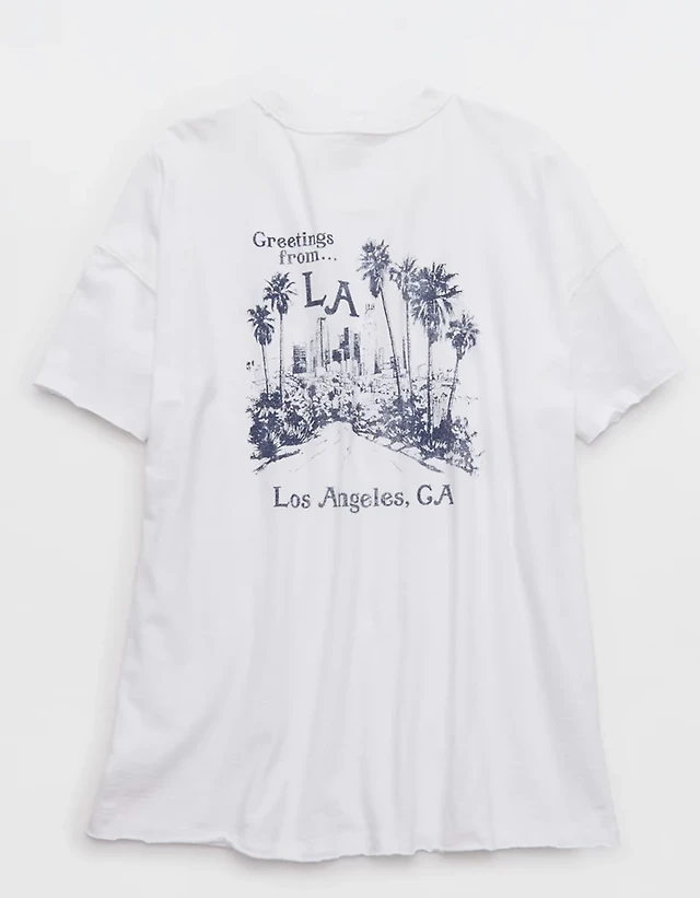 Aerie Oversized Crew Boyfriend T-Shirt