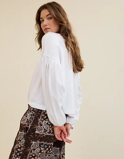 Aerie Slouchy Balloon Sleeve T-Shirt