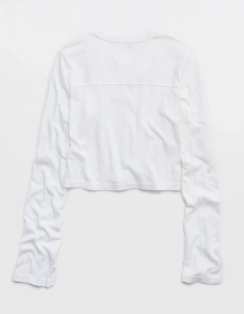 Aerie Happy Snit Cardi T-Shirt