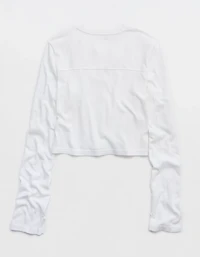 Aerie Happy Snit Cardi T-Shirt