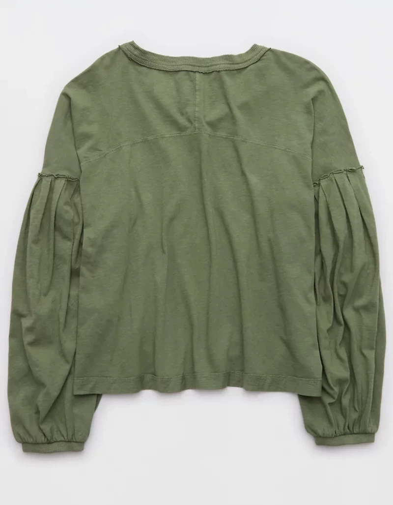 Aerie Slouchy Balloon Sleeve T-Shirt