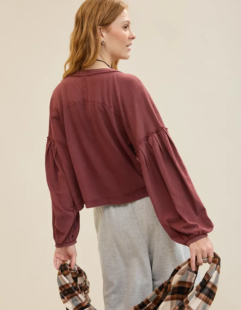 Aerie Slouchy Balloon Sleeve T-Shirt