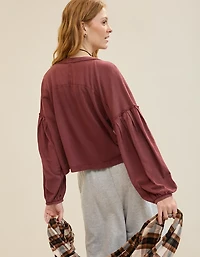 Aerie Slouchy Balloon Sleeve T-Shirt