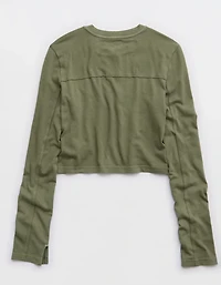 Aerie Happy Snit Cardi T-Shirt