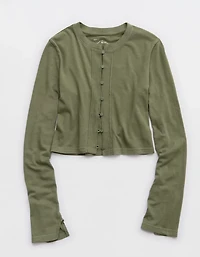 Aerie Happy Snit Cardi T-Shirt