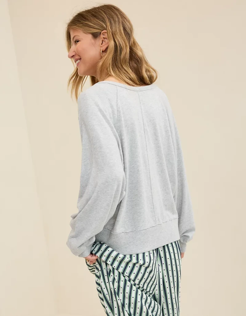 Aerie Happy Snit Henley T-Shirt