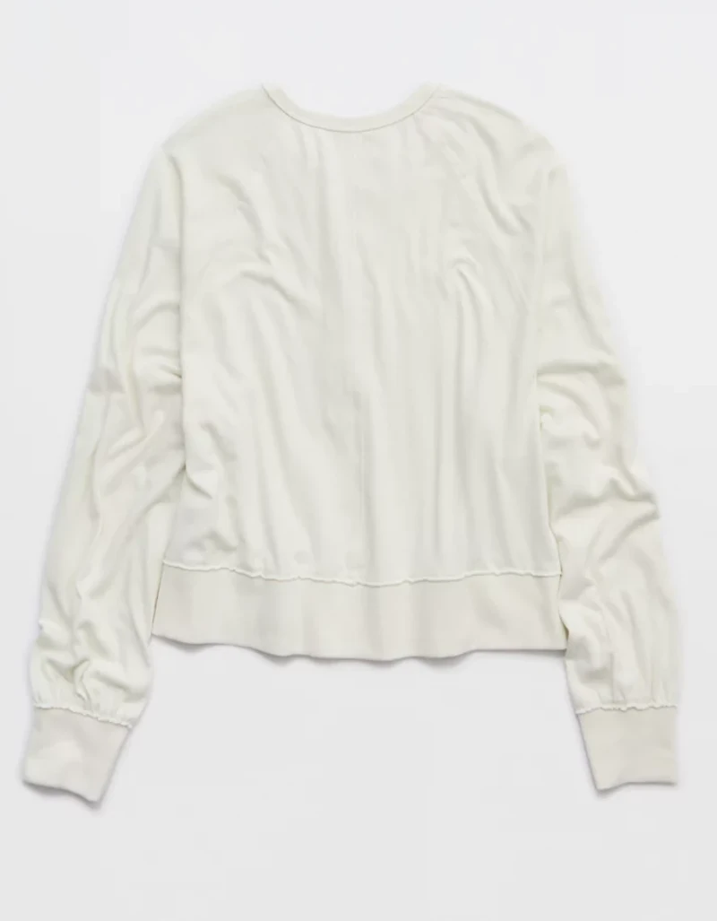 Aerie Happy Snit Henley T-Shirt