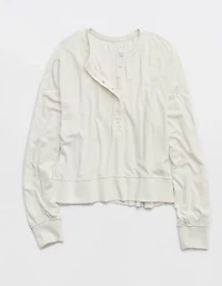 Aerie Happy Snit Henley T-Shirt