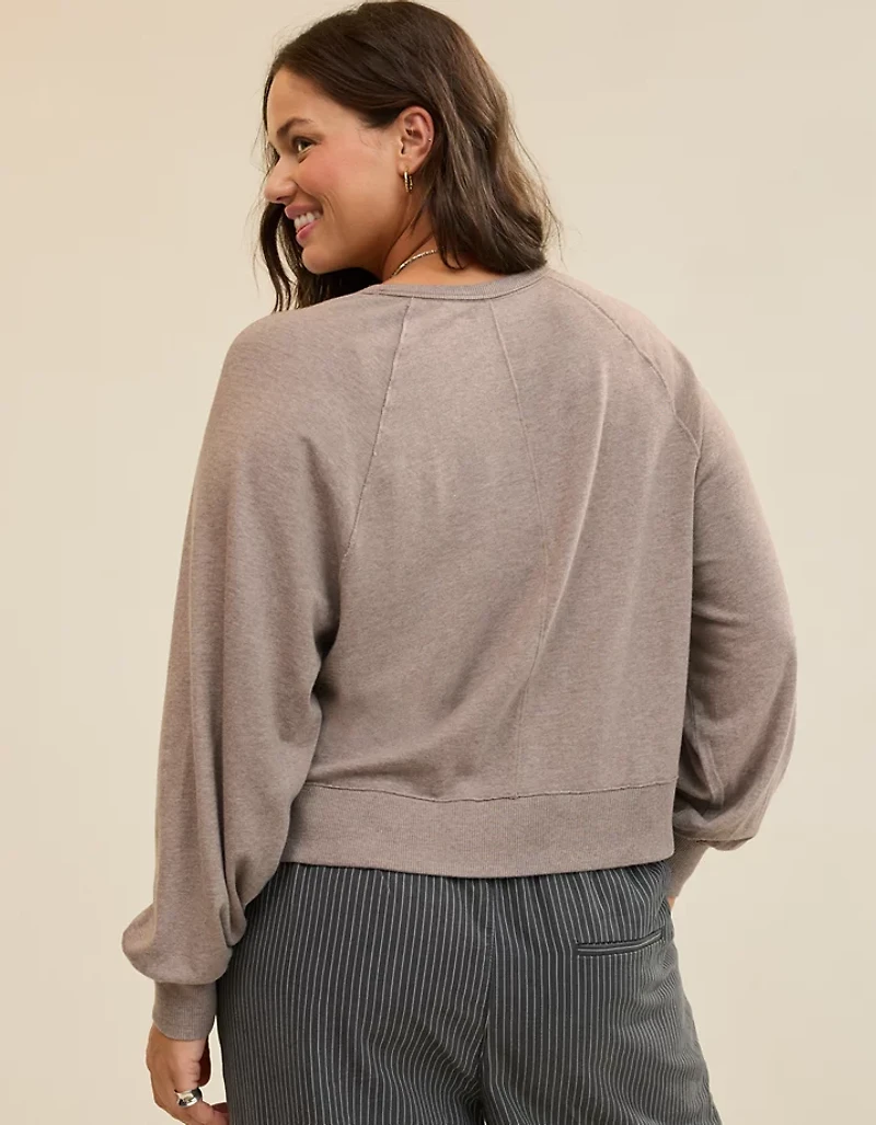 Aerie Happy Snit Henley T-Shirt