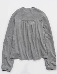 Aerie Cozy Mock-Neck T-Shirt