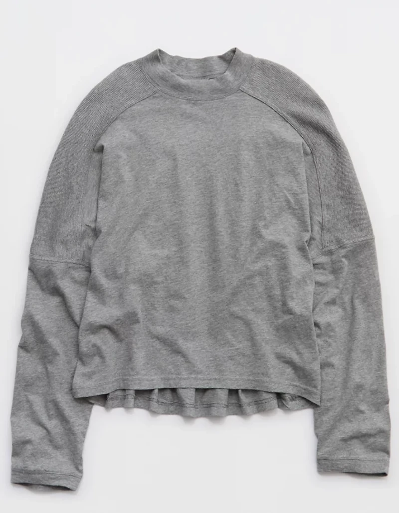 Aerie Cozy Mock-Neck T-Shirt