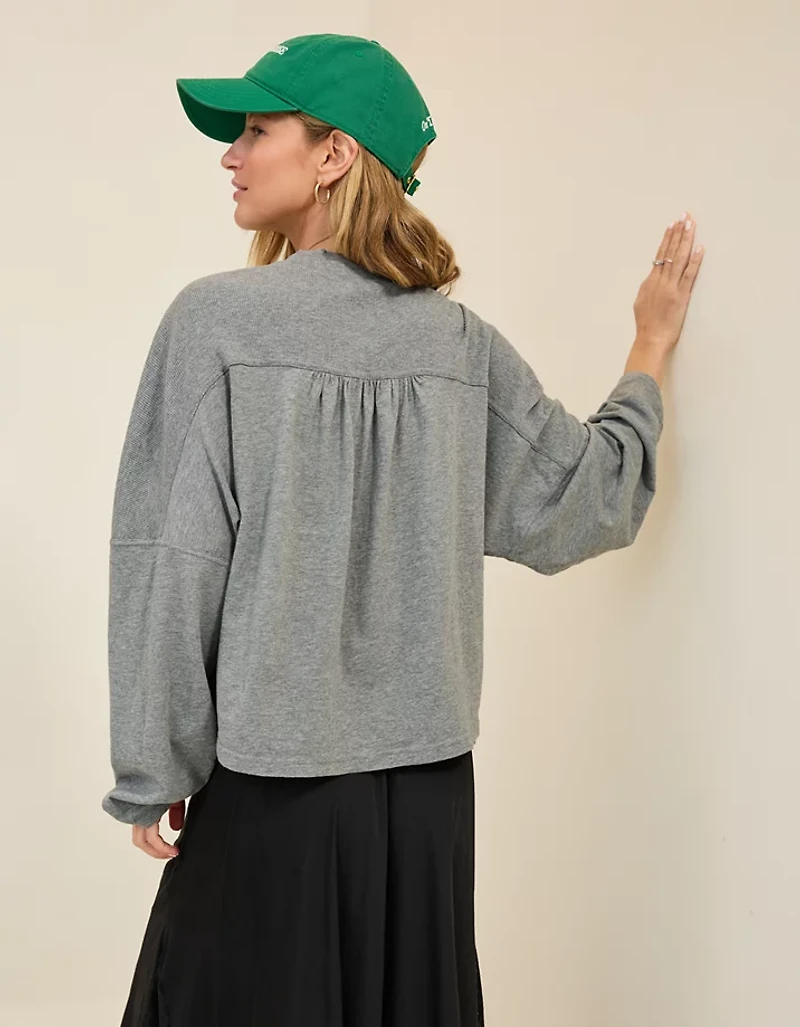 Aerie Cozy Mock-Neck T-Shirt