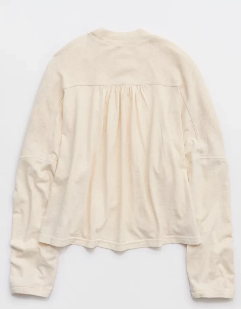 Aerie Cozy Mock-Neck T-Shirt