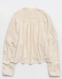 Aerie Cozy Mock-Neck T-Shirt