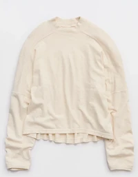 Aerie Cozy Mock-Neck T-Shirt