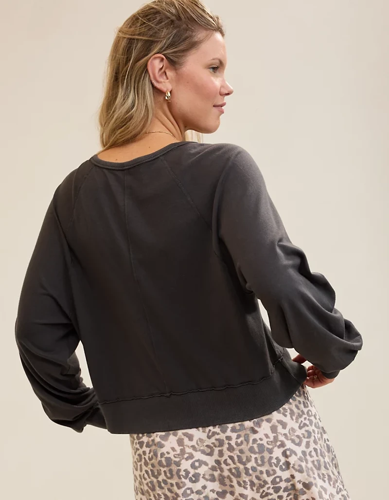 Aerie Happy Snit Henley T-Shirt
