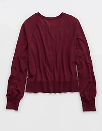 Aerie Happy Snit Henley T-Shirt