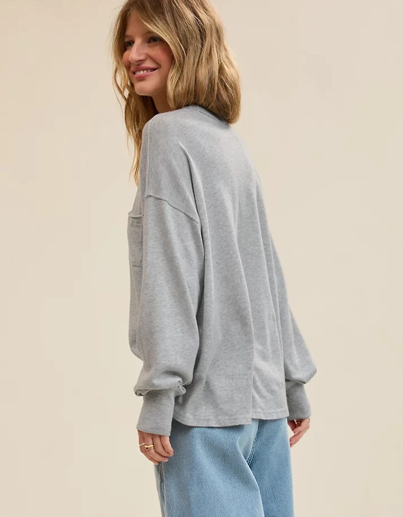 Aerie Happy Snit Pocket T-Shirt