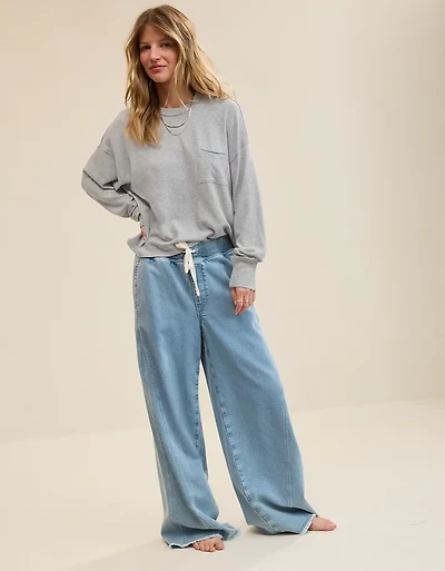 Aerie Happy Snit Pocket T-Shirt