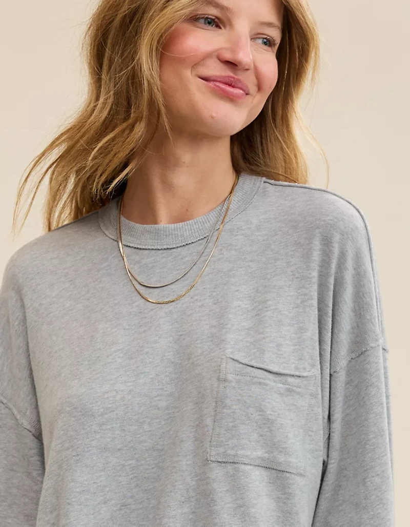 Aerie Happy Snit Pocket T-Shirt