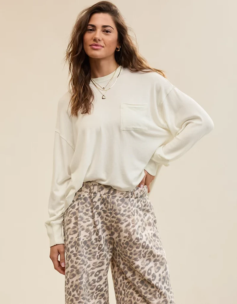 Aerie Happy Snit Pocket T-Shirt