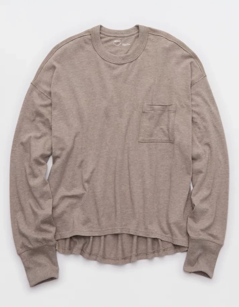 Aerie Happy Snit Pocket T-Shirt