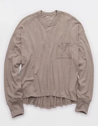 Aerie Happy Snit Pocket T-Shirt