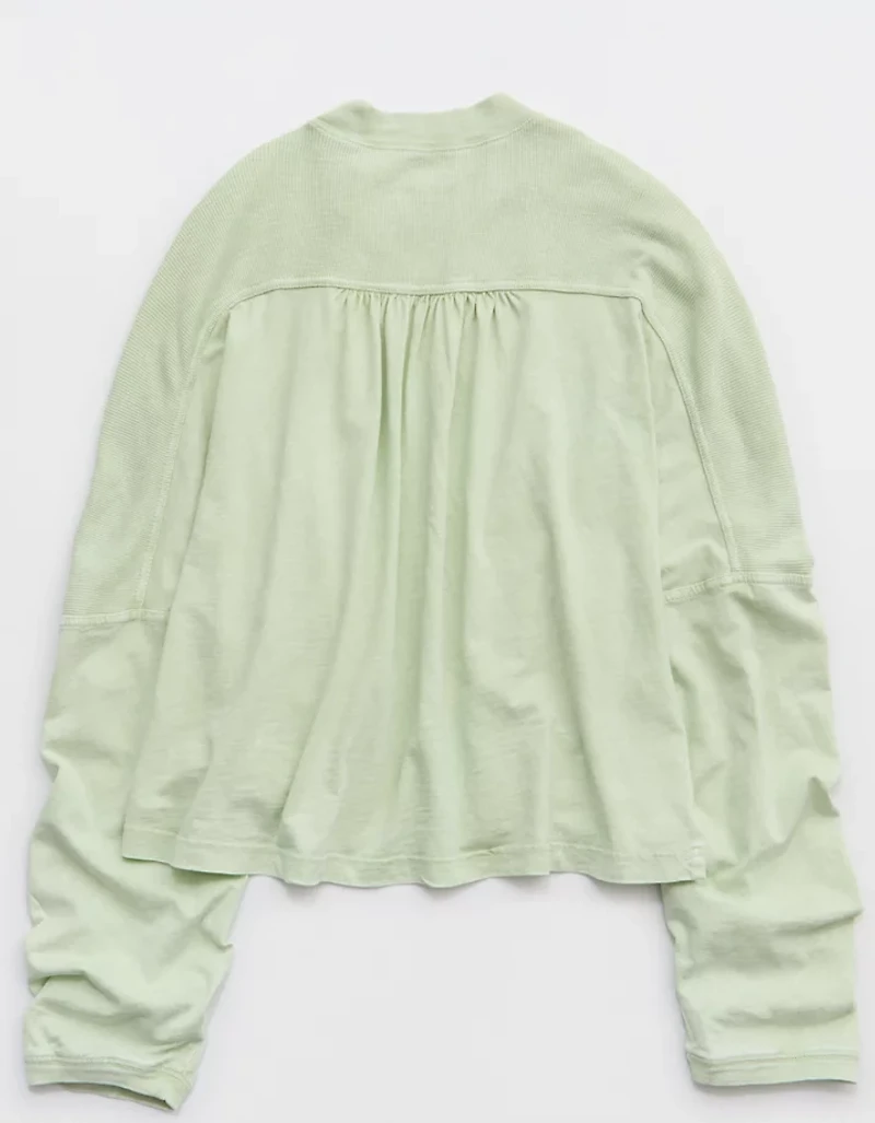 Aerie Cozy Mock-Neck T-Shirt