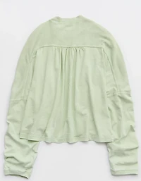 Aerie Cozy Mock-Neck T-Shirt